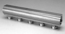Begetube messing collector zonder ontluchtingsopening 4/4 - 7 x M24 200101007
