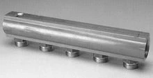 Begetube messing collector met ontluchtingsopening 4/4 - 9 x M24 200101809