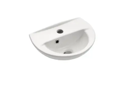 Normus 2.0 handenwasser 360 x 260 x 145 mm - wit - met kraangat - met overloop 2001737