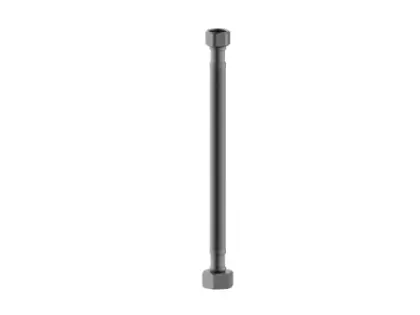 Vivo flexibel FF 1/2 x 3/8 - 200 mm - Gun Metal PVD - staal mat PVD 2032975
