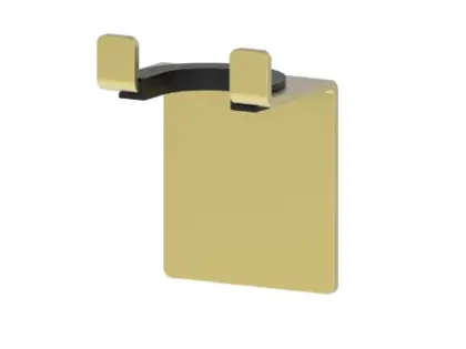 Vivo houder voor wisser om te kleven - Brushed Gold PVD - goud mat PVD 2048109