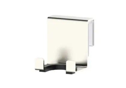 Vivo houder voor wisser voor glazen wand - Brushed Nickel PVD - geborsteld mat PVD 2048111