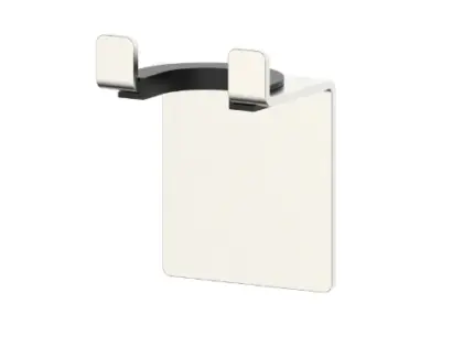 Vivo houder voor wisser om te kleven - Brushed Nickel PVD - geborsteld mat PVD 2048151