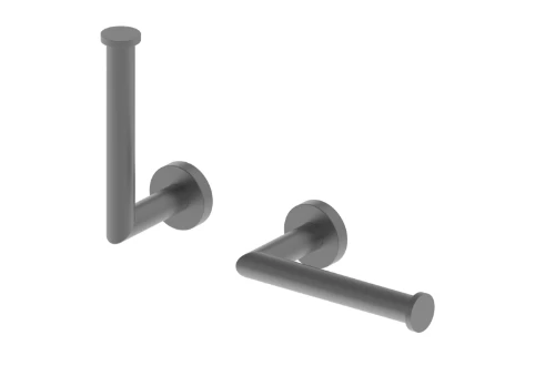 Vivo toiletrolhouder-reservertoiletrolhouder - Gun Metal PVD - staal mat PVD 2048156