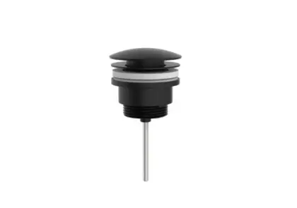 Vivo afvoerplug universeel - click-clack - open plug - zwart mat PVD 2058542