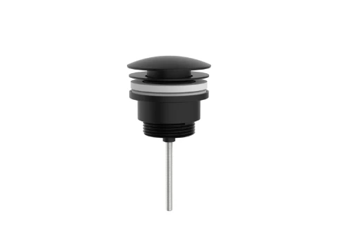 Vivo afvoerplug universeel - click-clack - open plug - zwart mat PVD 2058542