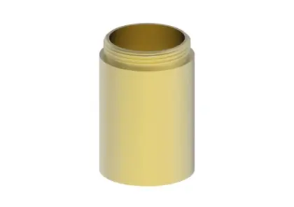 Vivo verhoogstuk wastafelmengkraan 45 mm - Brushed Gold PVD - goud mat PVD 2060651