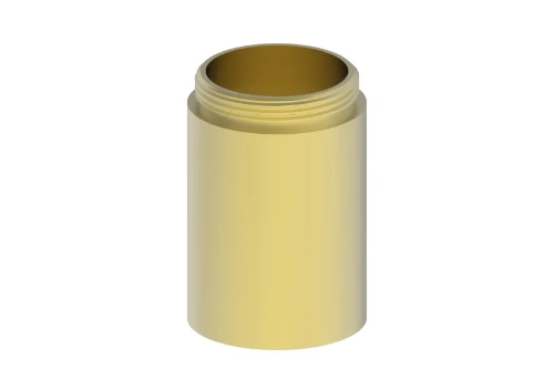 Vivo verhoogstuk wastafelmengkraan 45 mm - Brushed Gold PVD - goud mat PVD 2060651