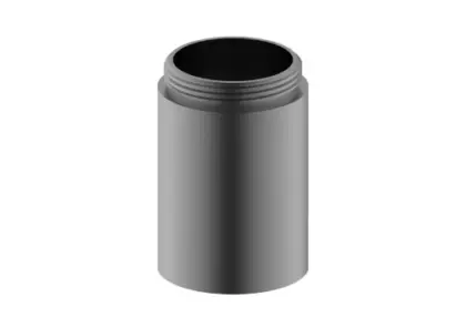 Vivo verhoogstuk wastafelmengkraan 45 mm - Gun Metal PVD - staal mat PVD 2060652