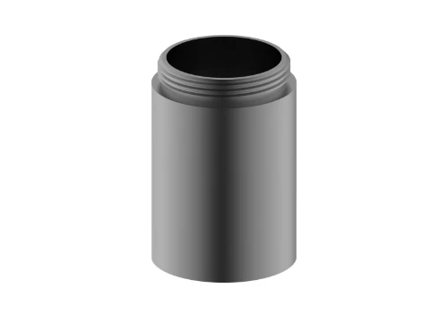Vivo verhoogstuk wastafelmengkraan 45 mm - Gun Metal PVD - staal mat PVD 2060652