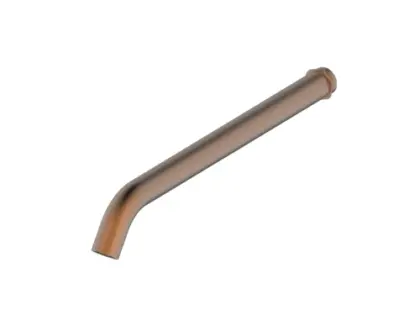 Vivo inkortbare uitloop voor inbouwwastafelkraan 150-250 mm - Brushed Copper PVD - koper mat PVD 2060808