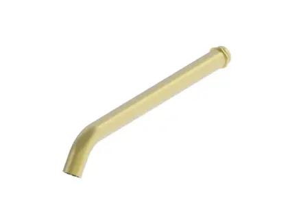 Vivo inkortbare uitloop voor inbouwwastafelkraan 150-250 mm - Brushed Gold PVD - goud mat PVD 2060810