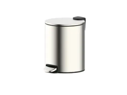 Vivo afvalemmer met pedaal 205 mm - Brushed Nickel PVD - geborsteld mat PVD 2069133