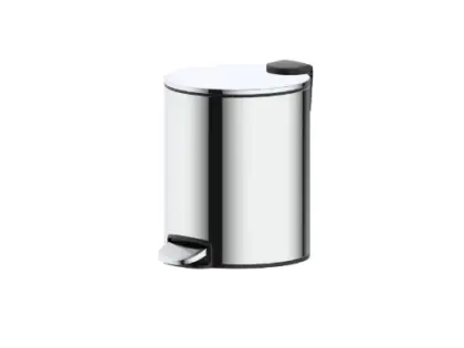 Vivo afvalemmer met pedaal 205 mm - chroom 2069135