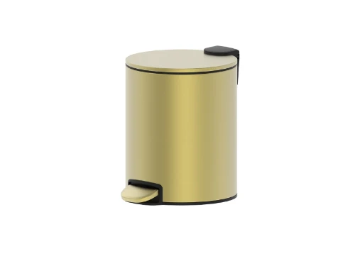 Vivo afvalemmer met pedaal 205 mm - Brushed Gold PVD - goud mat PVD 2069151