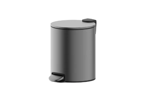 Vivo afvalemmer met pedaal 205 mm - Gun Metal PVD - staal mat PVD 2069156