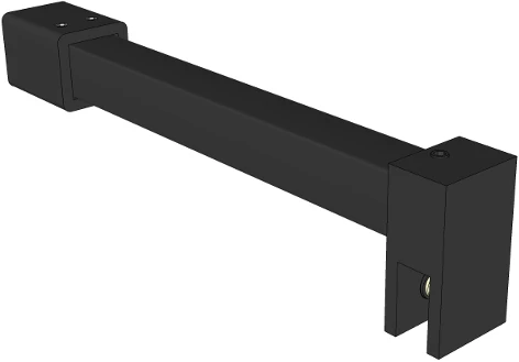 Open Wall traverse - zwart mat 215.666.966.PL