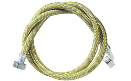 Fixaflex Washflex PVC wasmachineflexibel met bocht FF 3/4 x 3/4 - 3000 mm - grijs 21.91.3000