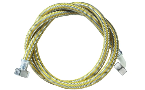 Fixaflex Washflex PVC wasmachineflexibel met bocht FF 3/4 x 3/4 - 3000 mm - grijs 21.91.3000