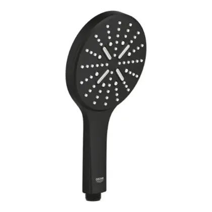 Grohe Rainshower SmartActive 130 handdouche rond 3 stralen - Phantom Black 22127KF0