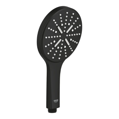 Grohe Rainshower SmartActive 130 handdouche rond 3 stralen - Phantom Black 22127KF0