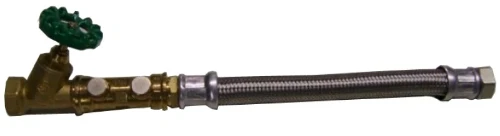 Fixaflex SAN Pidpa aansluitset met flexibel polyamide 3/4 x 3/4 - 600 mm - stopkraan/terugslagklep/flexibel 23.03.AF.600