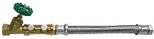 Fixaflex SAN Pidpa aansluitset met flexibel inox 3/4 x 3/4 - 600 mm - Belgaqua - stopkraan/terugslagklep/flexibel 23.13.AFI.600