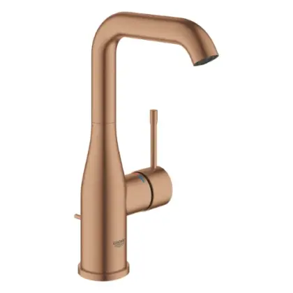 Grohe Essence New L wastafelmengkraan met automatische lediging - Brushed Warm Sunset 24174DL1