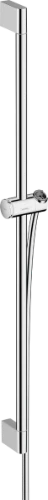Hansgrohe Unica Pulsify glijstang 900 mm met Push glijstuk - flexibel 1600 mm - chroom 24401000