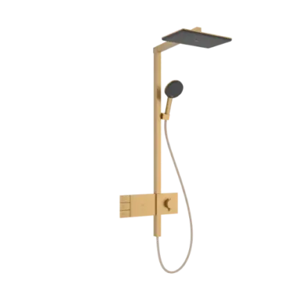 Hansgrohe Raindance Alive Q Showerpipe 210 x 340 mm 2jet met ShowerSelect Comfort thermostaat - Brushed Bronze 24590140
