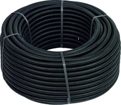 Henco mantelbuis 32 mm (rollengte 25 m) - zwart - prijs per meter 25-MBLACK32