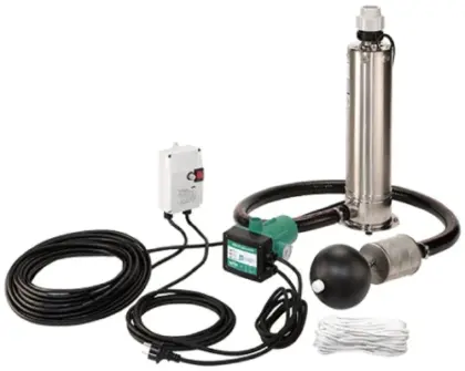 Wilo SUB TWI 5-SE-304EM-PNP/3 dompelpomp voor regenwatertank + HiControl1 EK + drijvende aanzuig met filter 2543632