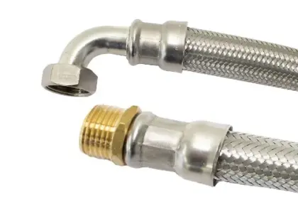 Fixaflex Superflex 25 inox flexibel met bocht MF 1/2 x 1/2 - 1200 mm - Max 90° 25.85.1200.I