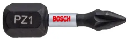 Bosch Impact Control bit PZ1 25 mm - prijs per set van 2 stuks 2608522400