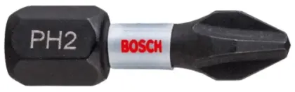 Bosch Impact Control bit PH2 25 mm - prijs per set van 2 stuks 2608522403