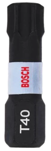 Bosch Impact Control bit T40 25 mm - prijs per set van 2 stuks 2608522478