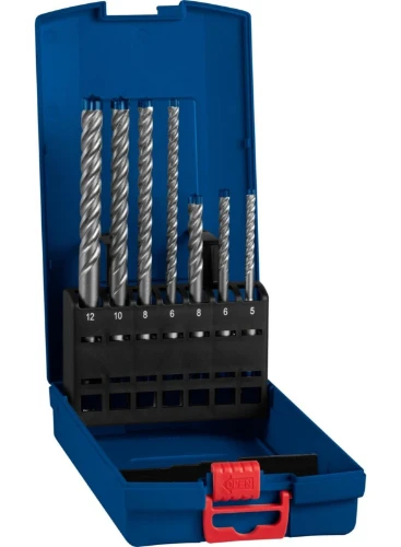 Bosch SDS-Plus-7X 7-delige set steenboren ProBox 5 - 12 mm - prijs per set 2608900195