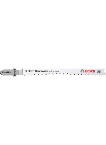 Bosch T decoupeer zaagblad T308BFP Hardwood 2x clean side - prijs per set van 3 stuks 2608900547