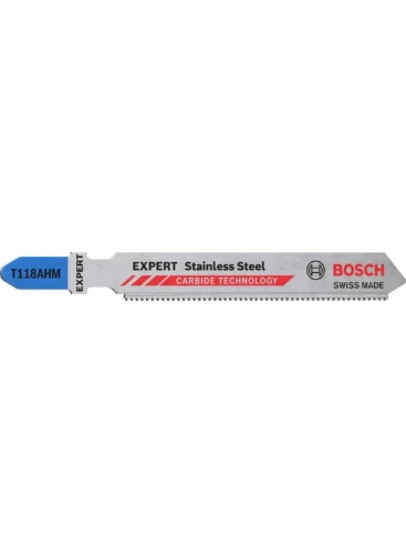 Bosch T decoupeer zaagblad T118AHM Stainless Steel - prijs per set van 3 stuks 2608900561