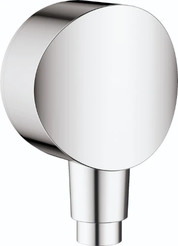 Hansgrohe Fixfit S muuraansluitbocht met terugslagklep 1/2 - met kunststof aansluiting - chroom 26453000