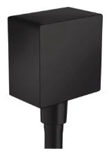 Hansgrohe FixFit Square muuraansluitbocht 1/2 - zwart mat 26455670