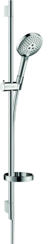 Hansgrohe Raindance Select S doucheset 120 3jet met douchestang 900 mm en zeepschaal - chroom 26631000