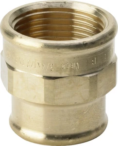 Viega brons verloop mof FF 5/4 x 3/4 266431