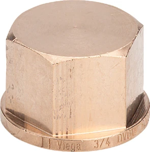Viega brons kap F 6/4 268329