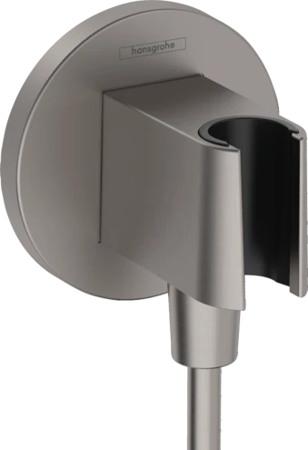 Hansgrohe Fixfit Porter S met douchehouder - Brushed Black Chrome 26888340