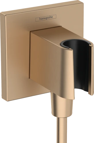 Hansgrohe Fixfit Porter E met douchehouder - Brushed Bronze 26889140