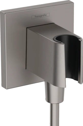 Hansgrohe Fixfit Porter E met douchehouder - Brushed Black Chrome 26889340