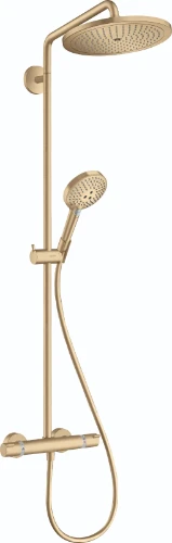 Hansgrohe Croma Select S Showerpipe 280 1jet EcoSmart met douchethermostaat - Brushed Bronze 26891140