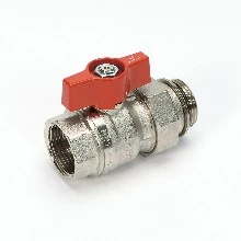 Begetube bolkraan met raccord MF 4/4 x 4/4 271449030