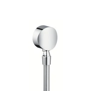 Hansgrohe FixFit S muuraansluitbocht 1/2 - chroom - met kogelgewricht en terugslagklep 27506000